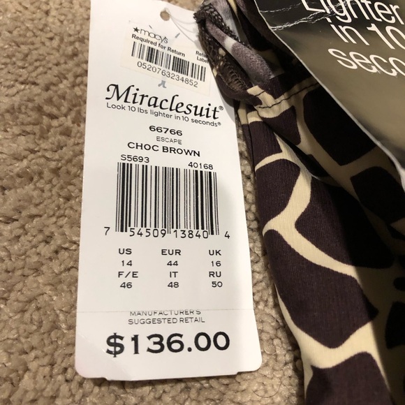 NEW! MIRACLE ESCAPE ONE PIECE SWIMSUIT - Picture 6 of 13